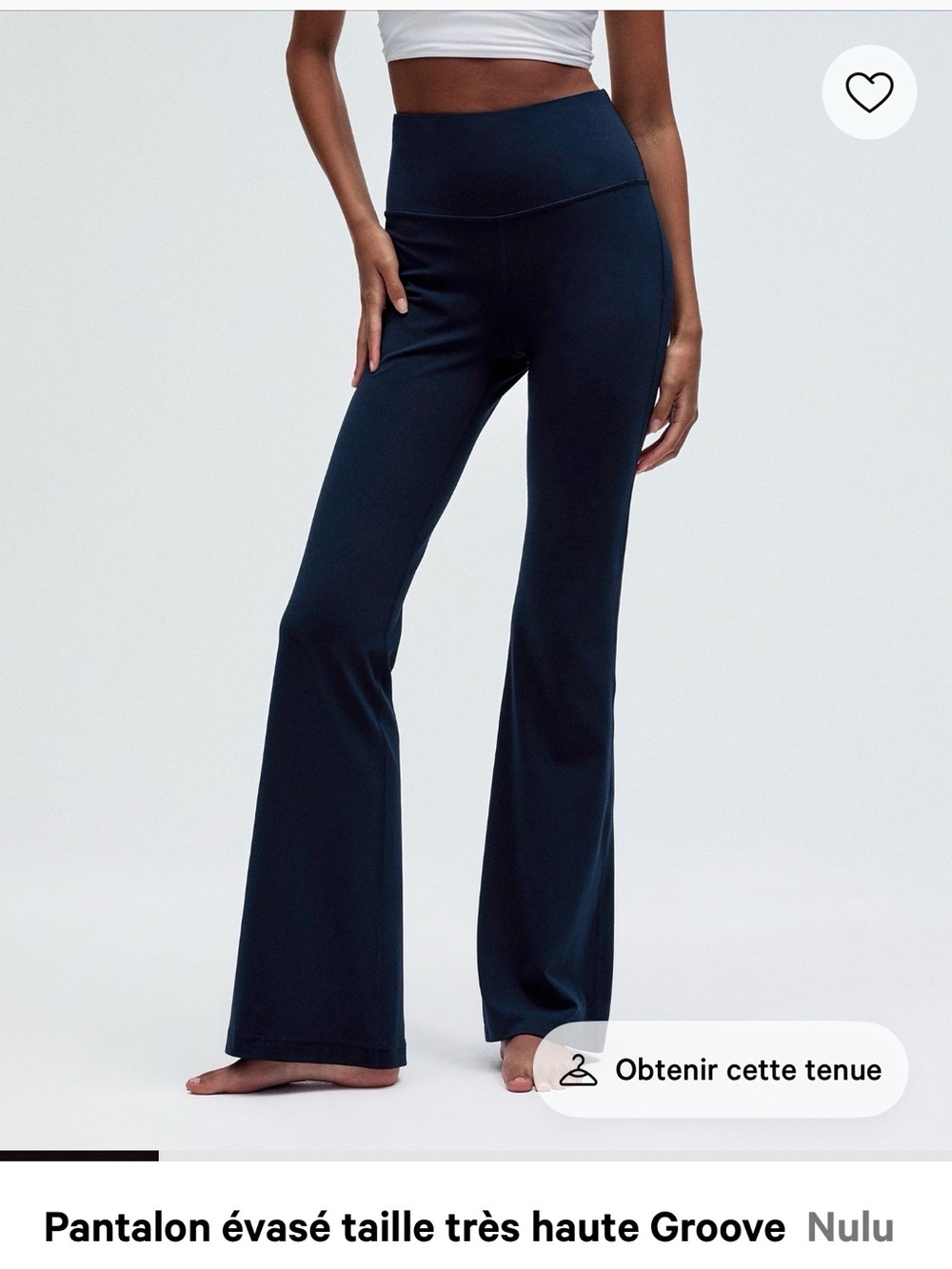 lululemon athletica Dark Navy High-Rise Flared Leggings - Picture 3 of 4